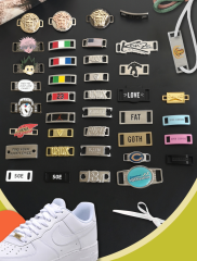 Metal Sneaker Clips Shoelace Charm Shoe Buckles Lock