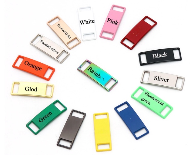 Metal Sneaker Clips Shoelace Charm Shoe Buckles Lock