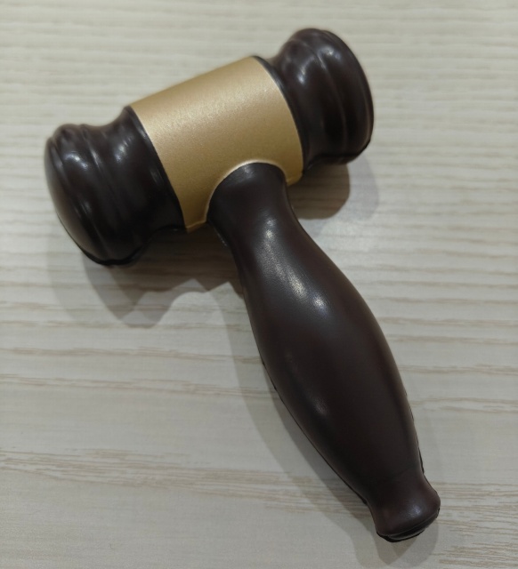 Law Hammer Stress Reliever Gavel Foam Toy