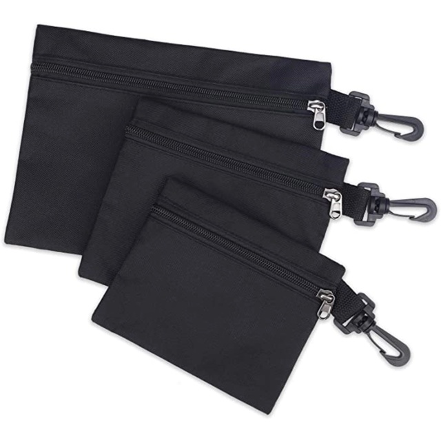 Heavy Duty Tool Pouch Bag with Carabiner Hook