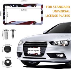 Plastic Auto Car Number Tag Holder License Plate Cover Frame