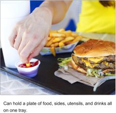 Restaurant Melamine Plate Plastic Fast Food Serving Tray