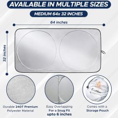 Foldable Car Windshield Sun Shade Automotive Window Visor