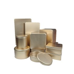 Tin Gift Cookie Storage Can Candy Container Chocolate Box