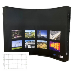 Tension Fabric Event Pop Up Backdrop Booth Frame Display