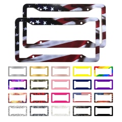 Plastic Auto Car Number Tag Holder License Plate Cover Frame