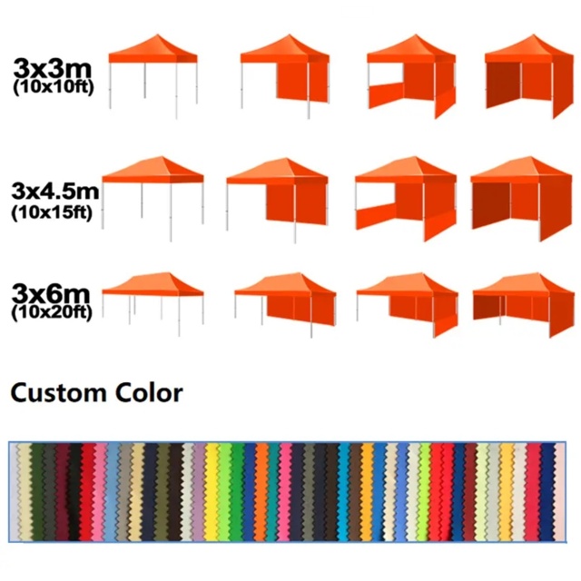 10'x10' Aluminum Frame Outdoor Advertising Tent
