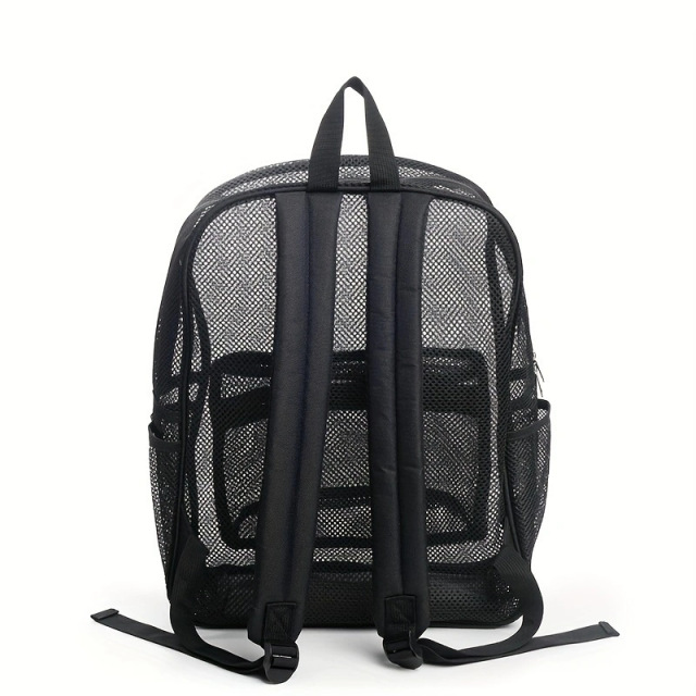 Mesh Backpack Portable Business Travel Storage Bag