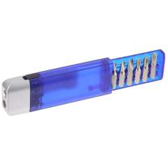 6pcs Magnetic Mini Screwdriver Tools Kit LED Torch Set