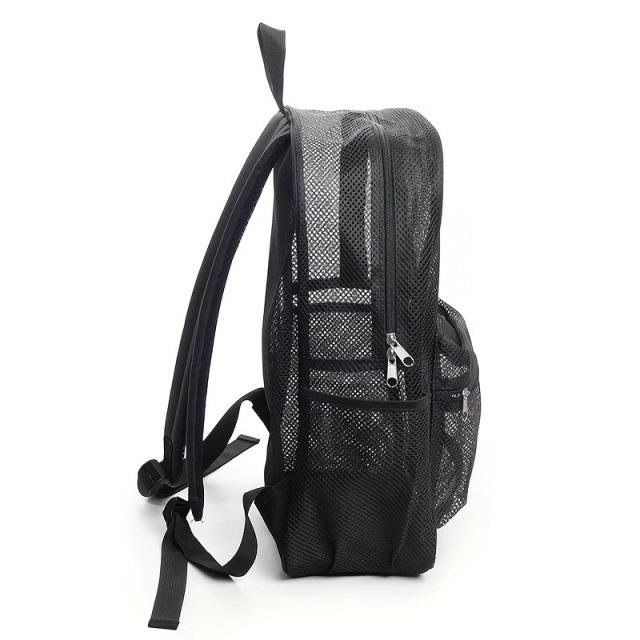 Mesh Backpack Portable Business Travel Storage Bag