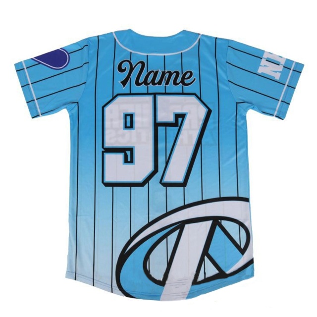 Sublimated Replica Team player Hip hop Mesh Baseball Jersey