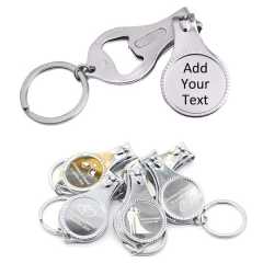 Bottle Opener Nail Clipper Keychain Versatile Durable