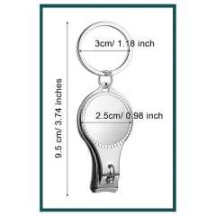 Bottle Opener Nail Clipper Keychain Versatile Durable