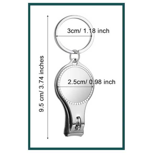 Bottle Opener Nail Clipper Keychain Versatile Durable