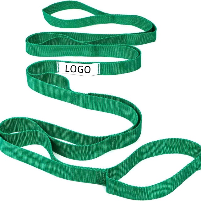 Non-Elastic Stretching Yoga Straps for Physical Therapy