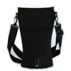 Neoprene Wine Purse with Hidden Spout and Shoulder Strap