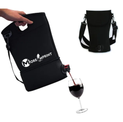 Neoprene Wine Purse with Hidden Spout and Shoulder Strap