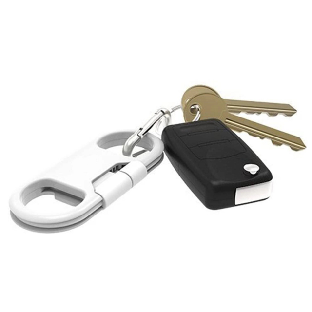 3 In 1 Portable Travel Keychain Bottle Opener Charging Cord
