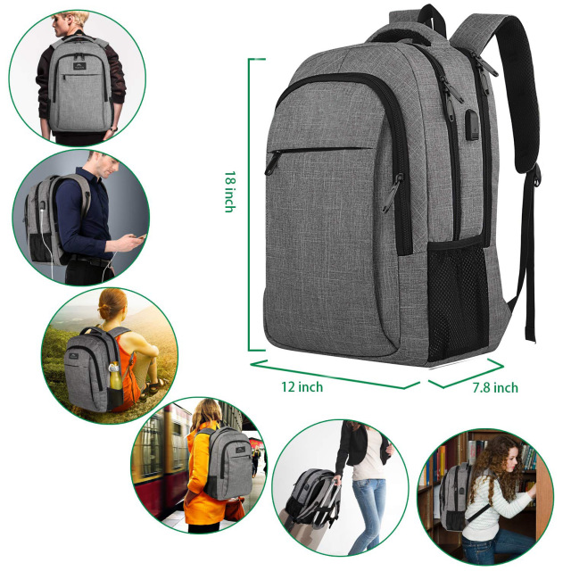 18in Business Multifunctional Travel Laptop Backpack