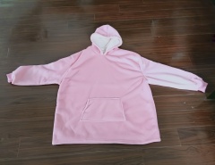 Oversize Fleece Hoodie Wearable Blanket Cozy Warm Sweatshirt