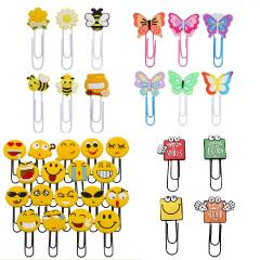 Customized PVC Paper Clip Bookmarks