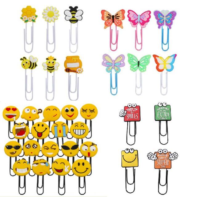 Customized PVC Paper Clip Bookmarks