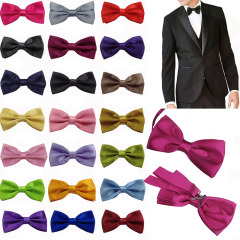 Full Color Printed Adjustable Pre-tied Bow Ties for Men Boys