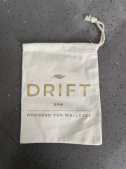 8" x 10.5" Pure Cotton Pouch with Single Drawstring