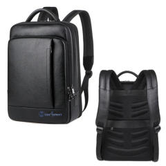Cowhide Vintage Luxury Leather Business Laptop Backpack
