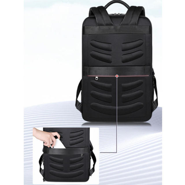 Cowhide Vintage Luxury Leather Business Laptop Backpack