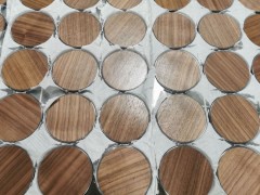 15W QI Certified Bamboo Charging Pads Wood Wireless