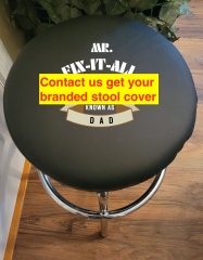 Customize Waterproof Faux Leather Round Stool Cover