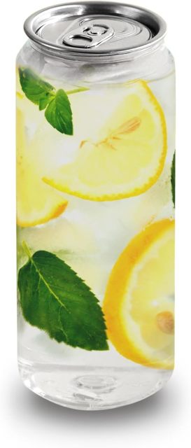 Transparent Juice Bottle Easy Open Lid Plastic Can Clear Disposable Plastic Cup