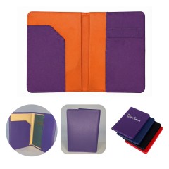 Leather Passport Cover ID Holder Travel Case Gift Wallet