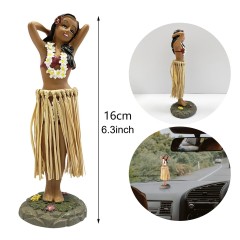 Hawaii Hula Girl Bobbleheads Auto Dashboard Decor Doll