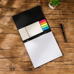 Stationery Gift Flap Desk Pad Pen Set with Mini Sticky Notes
