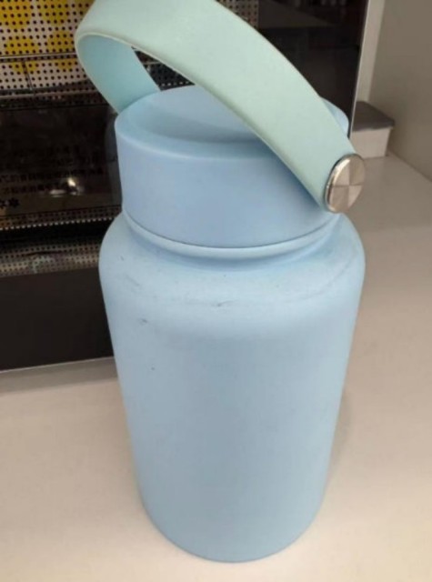17oz Insulated Carry Handle Lid Water Bottle Sports Flask