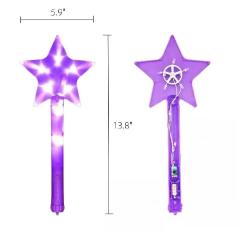 Toy Sticks Shaped Glow Star Glitter Light Concert Luminous Rods