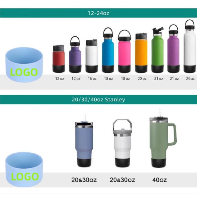 Anti-Slip Protective Silicone Boot for 40 oz Stanley Tumbler