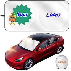 Front Window Foldable Sunshade for UV Rays & Sun Heat