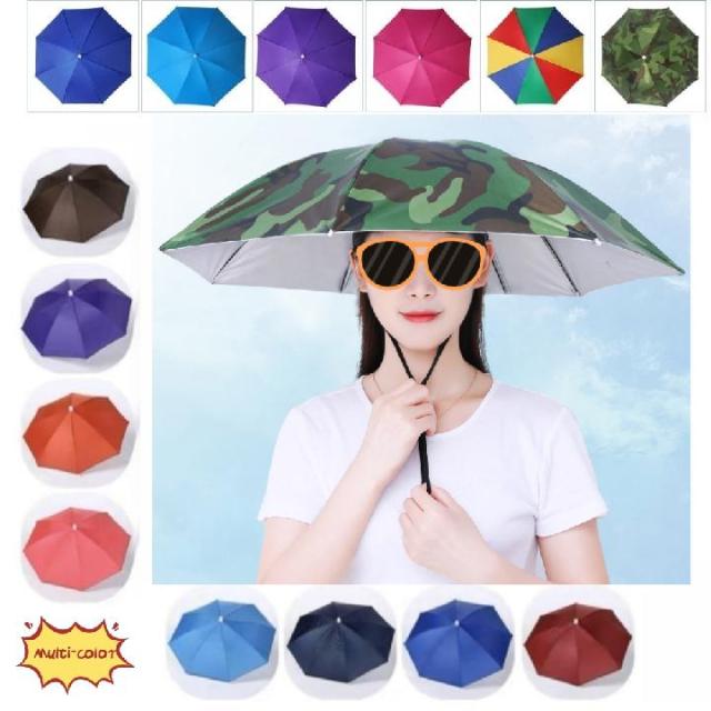 Customized Outdoor Headwear Umbrella Hat