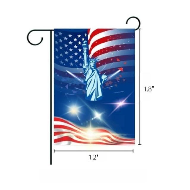Double-Sided Garden Flag for Outside Welcome Yard Decoration