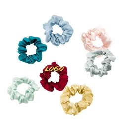 100% Mulberry Silk Scrunchies for Hair