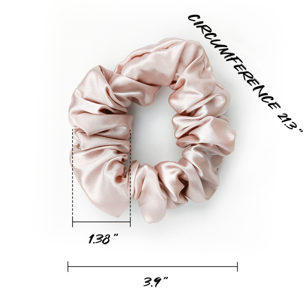 100% Mulberry Silk Scrunchies for Hair