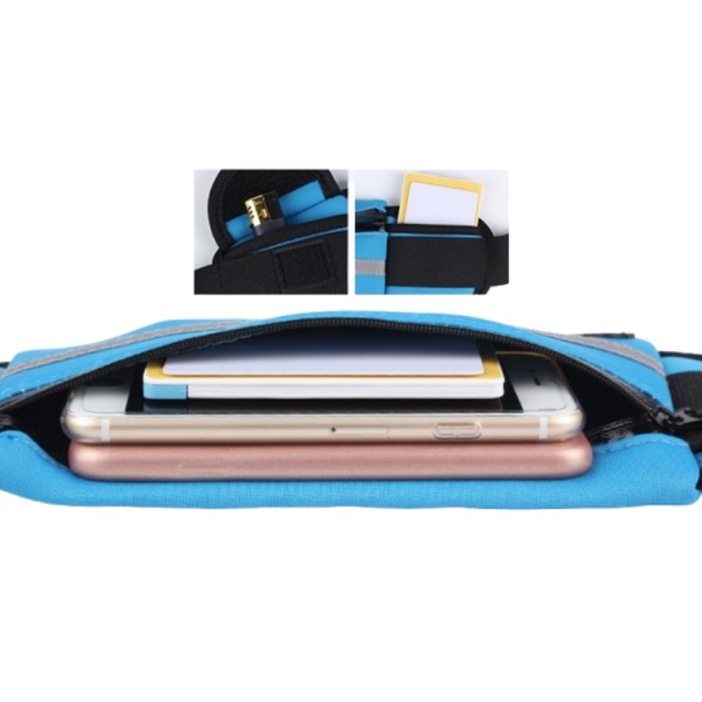 Slim Belt Fanny Pack Waist Bag for Hiking, Running