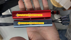 Aluminum Travel Multi Charging Cable