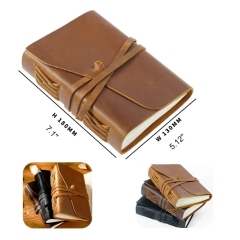 5*7'' Premium Leather Notebook Leather-Bound Journal