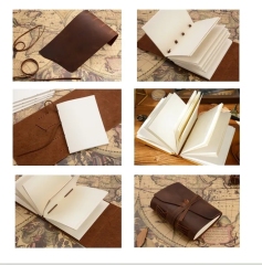 5*7'' Premium Leather Notebook Leather-Bound Journal