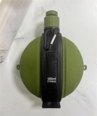 Collapsible Outdoor Sports Compass Silicone Water Bottle