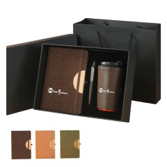 Coffee Grounds Corporate Gift Set Journal Mug Pen Kit